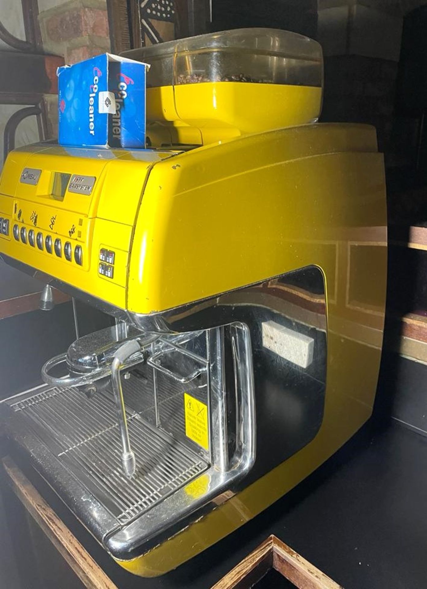 1 x La Cimbali S39 Barsystem Espresso Bean to Cup Coffee Machine - Bright Yellow Finish - 240V Plug - Image 6 of 14