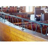 1 x Divider Panel With Decorative Metalwork - Over 25ft in Length