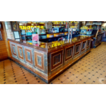 1 x Large Bar Suitable For Restaurants, Pubs, Taverns, Clubs - Features Rustic Panelled Fascia and a