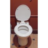 7 x Back to Wall Toilet Basins With Seats
