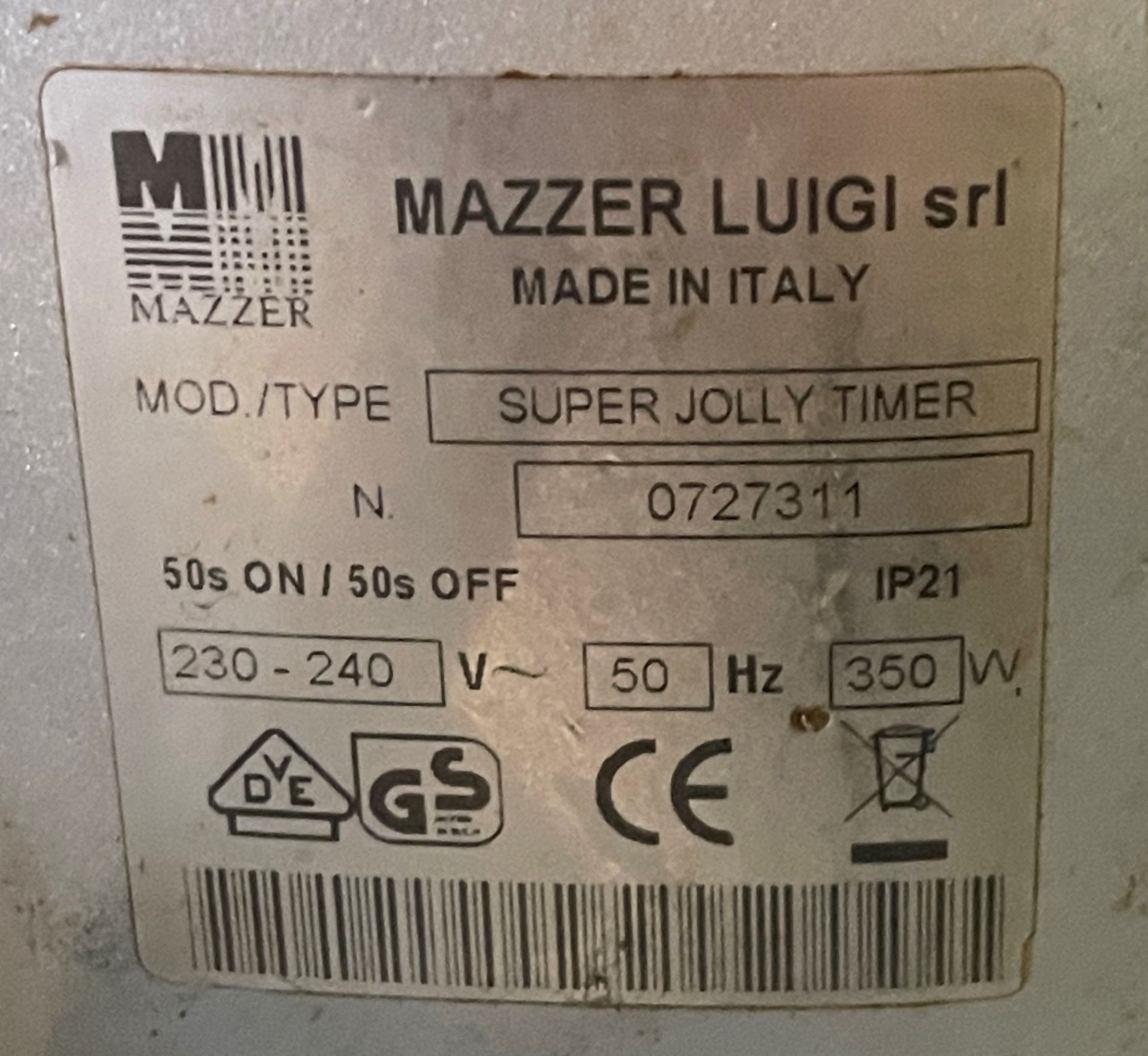 1 x Mazzer Luigi Super Jolly Timer Commercial Coffee Grinder - Image 6 of 8