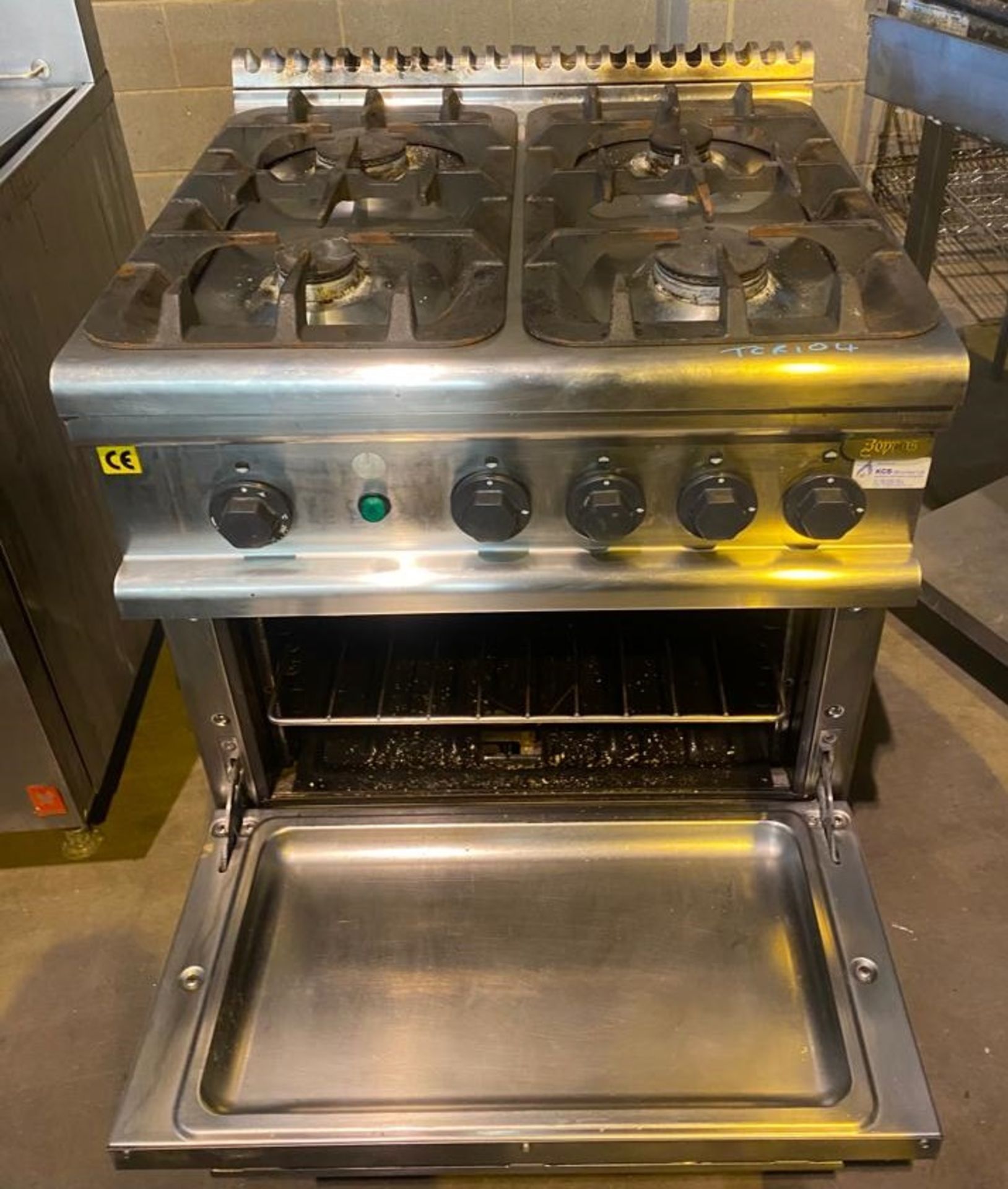 1 x Zanussi Zoppas Four Burner Gas Range Cooker - Image 3 of 6