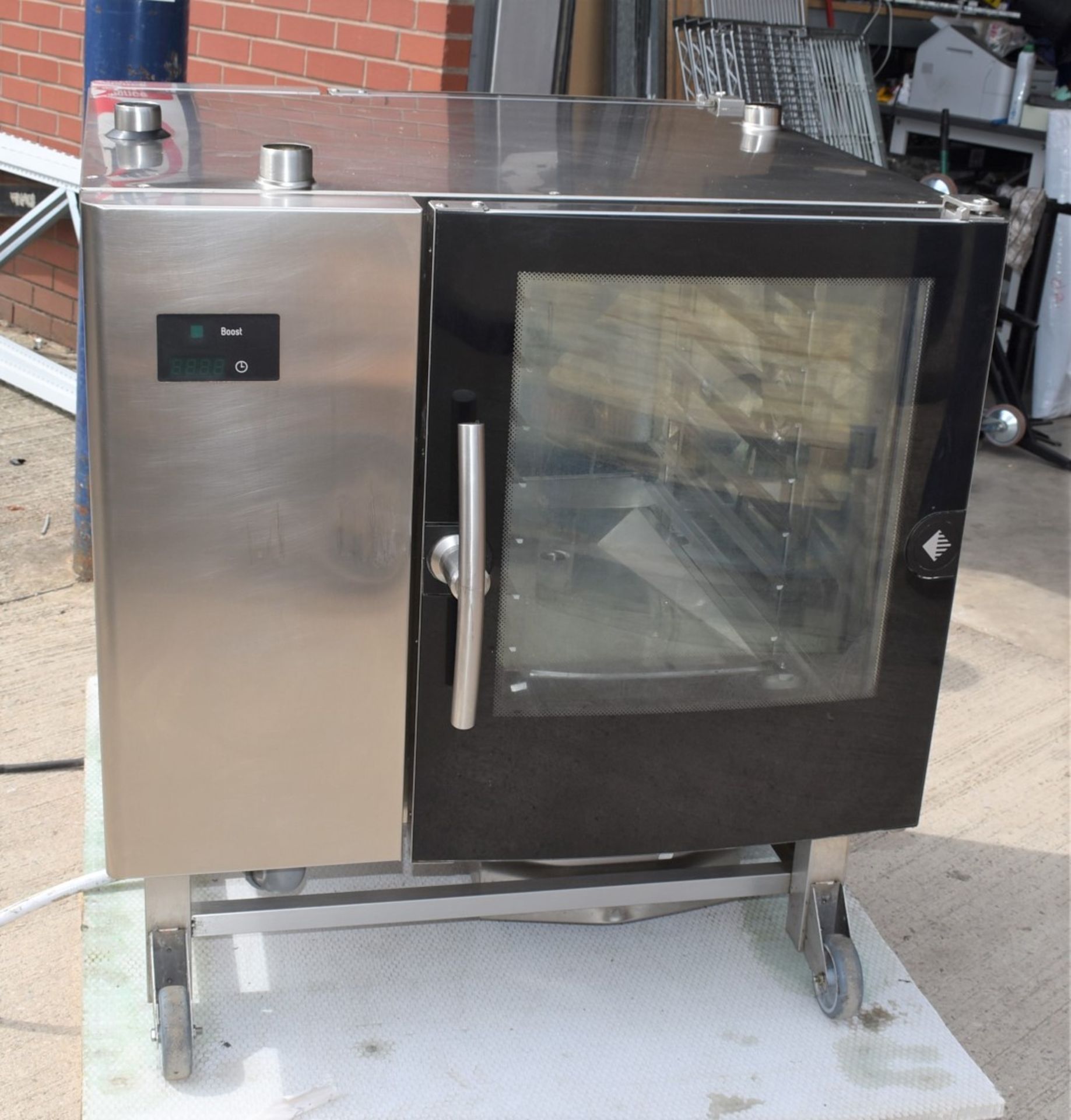 1 x Houno 6 Grid Electric Passthrough Door Combi Oven - 3 Phase With Pre-Set Cooking Options - Image 3 of 17