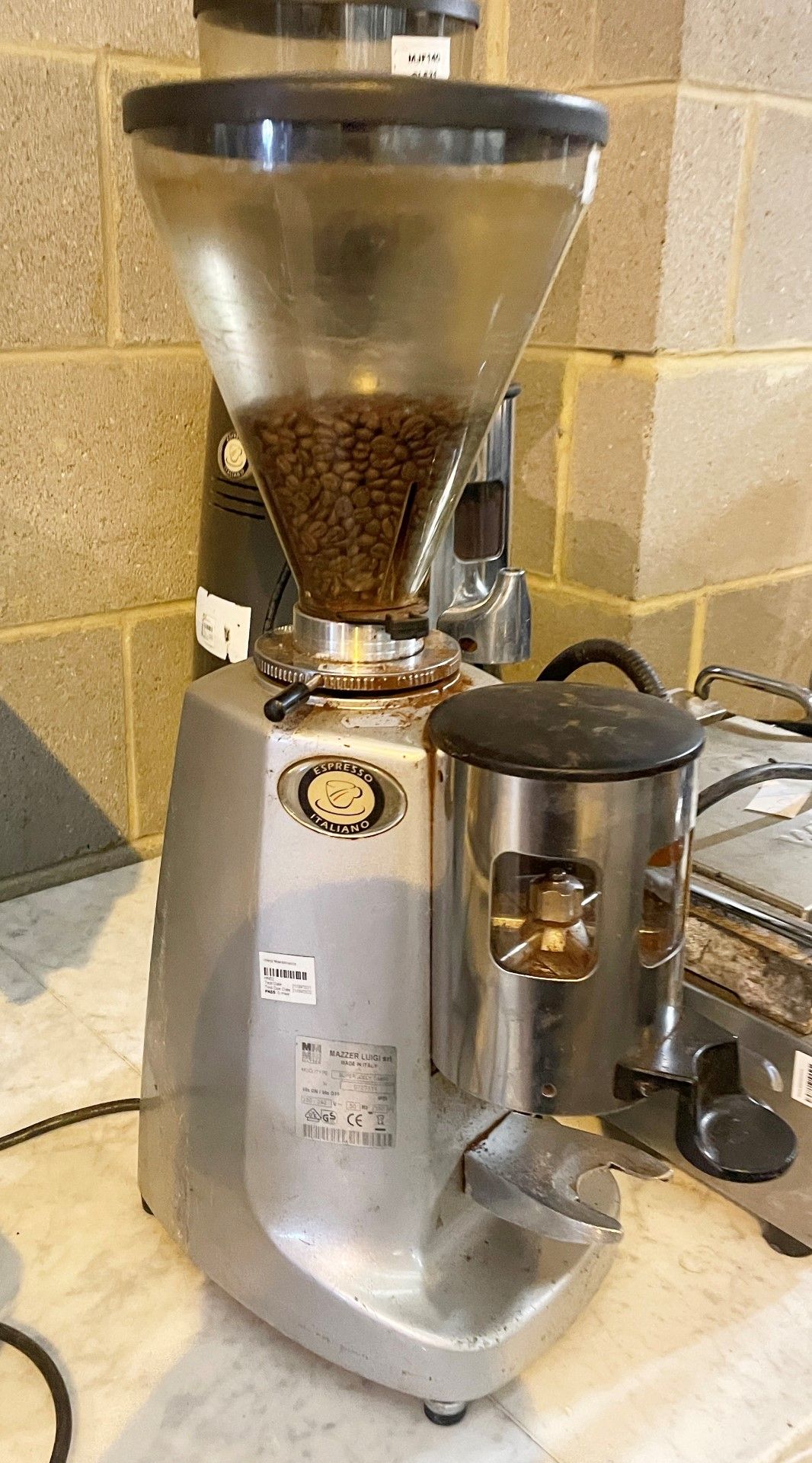 1 x Mazzer Luigi Super Jolly Timer Commercial Coffee Grinder - Image 3 of 8