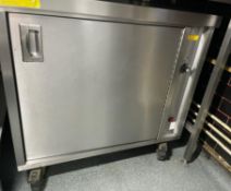 1 x Stainless Steel Electric Food / Plate Warming Cabinet