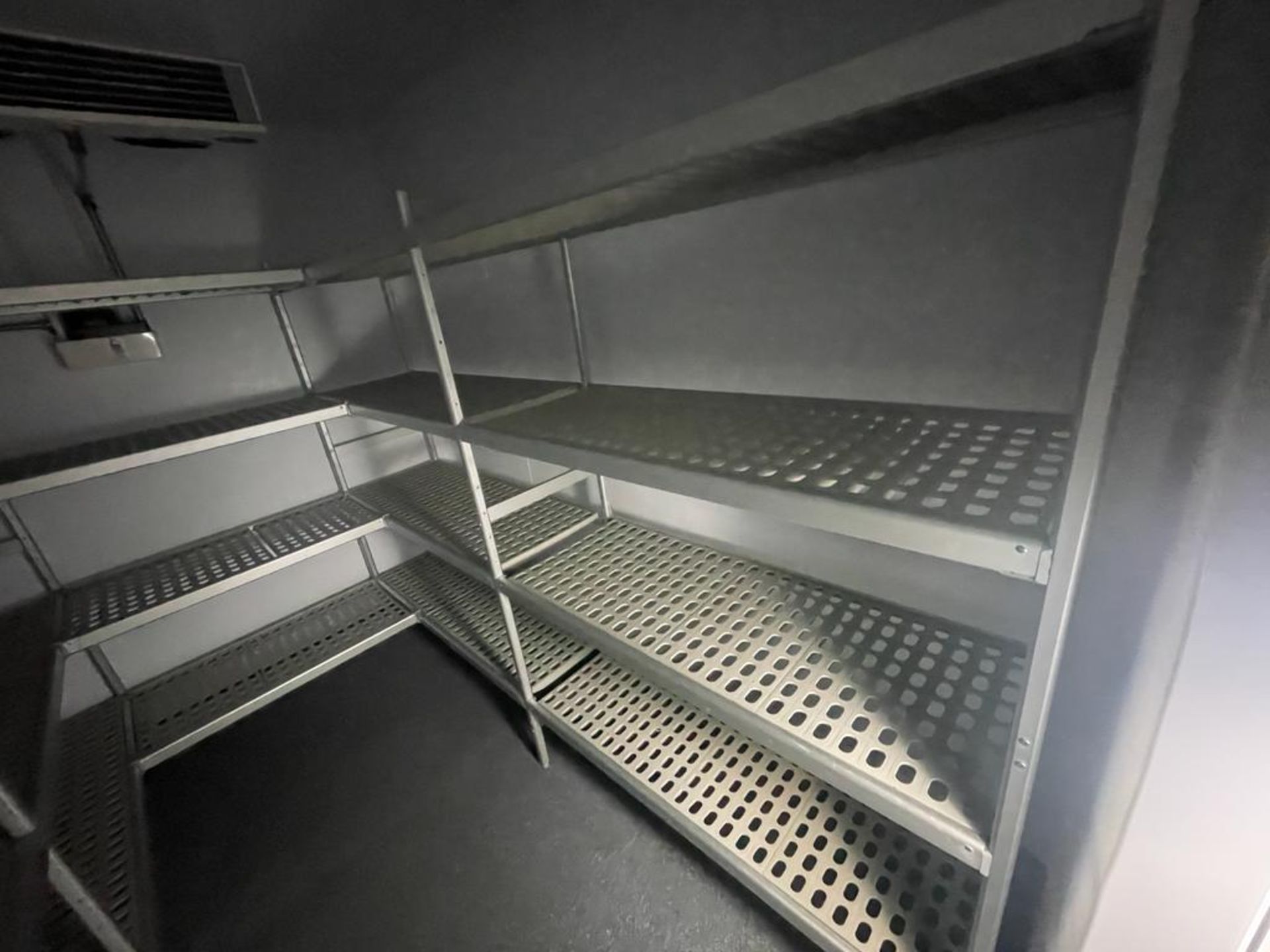 1 x Aluminium Cold Room Shelving Featuring Perforated Hygenic Shelves - U Shape Configuration - Image 6 of 6