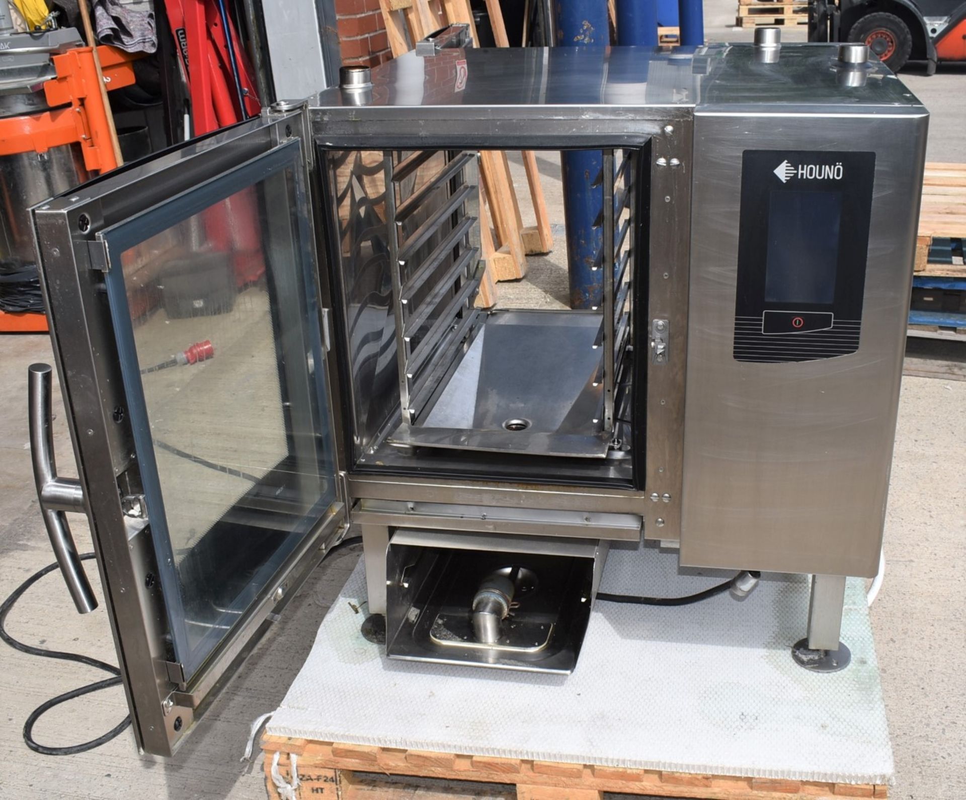 1 x Houno 6 Grid Electric Passthrough Door Combi Oven - 3 Phase With Pre-Set Cooking Options - Image 11 of 17