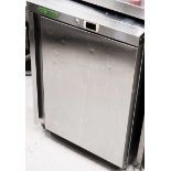 1 x CATER-COOL CK200RSS 170 Litre Under Counter Fridge With Stainless Steel Exterior