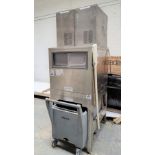 1 x Commercial Ice Machine With Two Ice Heads and Storage Bin and Transport Trolley - CL232 -