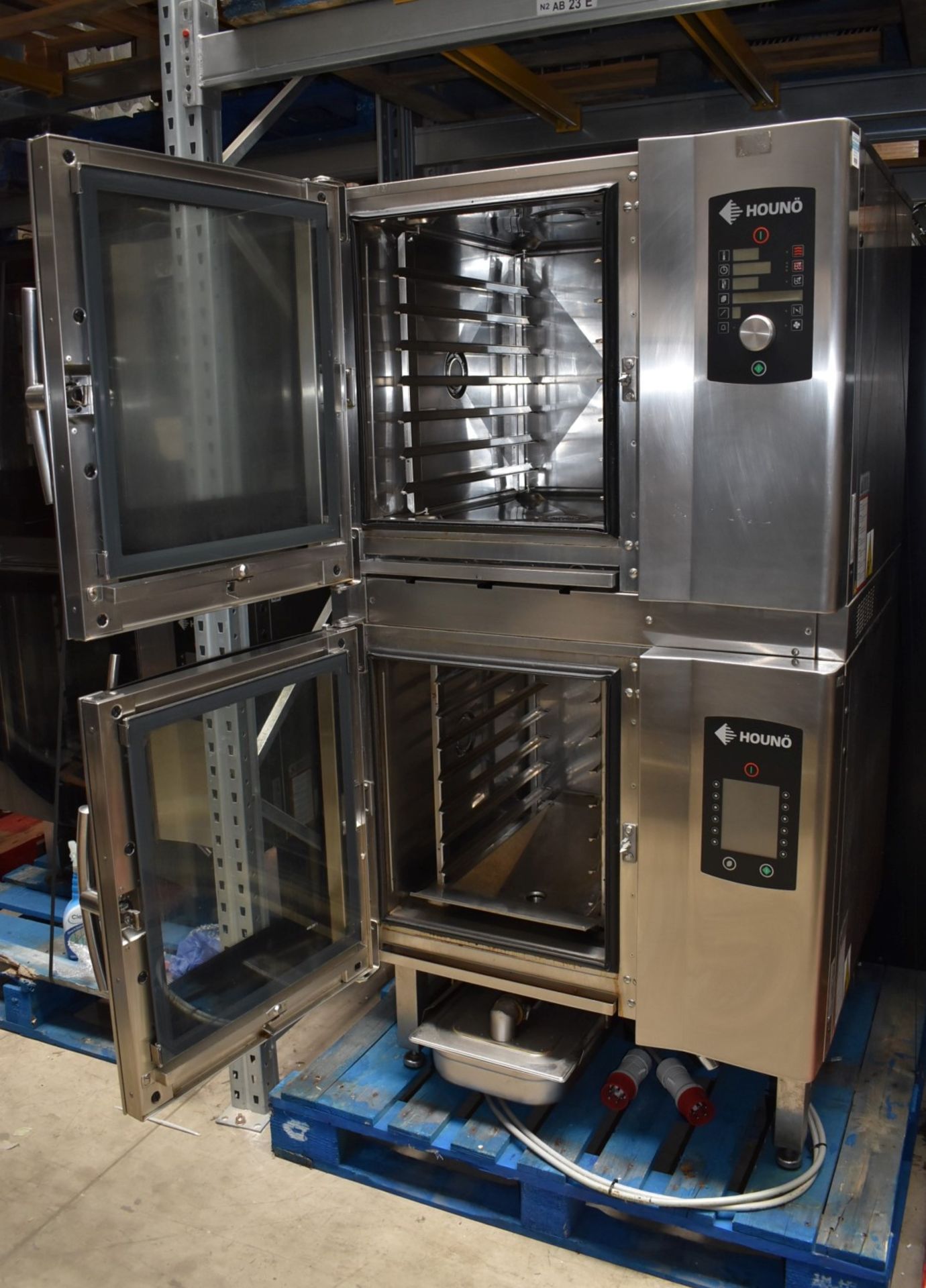1 x Houno Double 6 Grid Stacked Combi Oven - Model: C 1.06 / CPE 1.06 - 3 Phase - Image 5 of 21