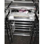 1 x Freestanding Commercial Food Tray Wrapper - 56cm Width - 240v - CL011 - Ref MMJ135 - Location: