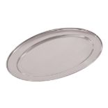 20 x Stainless Steel Oval Service Trays - Size: 450mm x 310mm - Brand New Boxed Stock - RRP £200