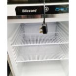 1 x BLIZZARD Efficient Stainless Steel Under Counter Storage Freezer 84cm x 60cm
