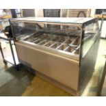 1 x Ice Cream & Gelato Display and Serve Cabinet by ISA - Dimensions: H131 x W150 x D105 cms
