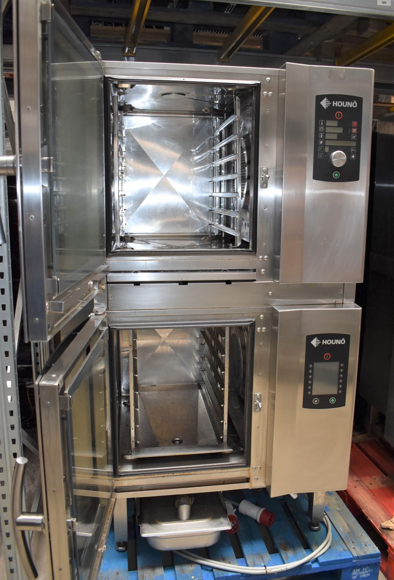 1 x Houno Double 6 Grid Stacked Combi Oven - Model: C 1.06 / CPE 1.06 - 3 Phase - Image 9 of 21