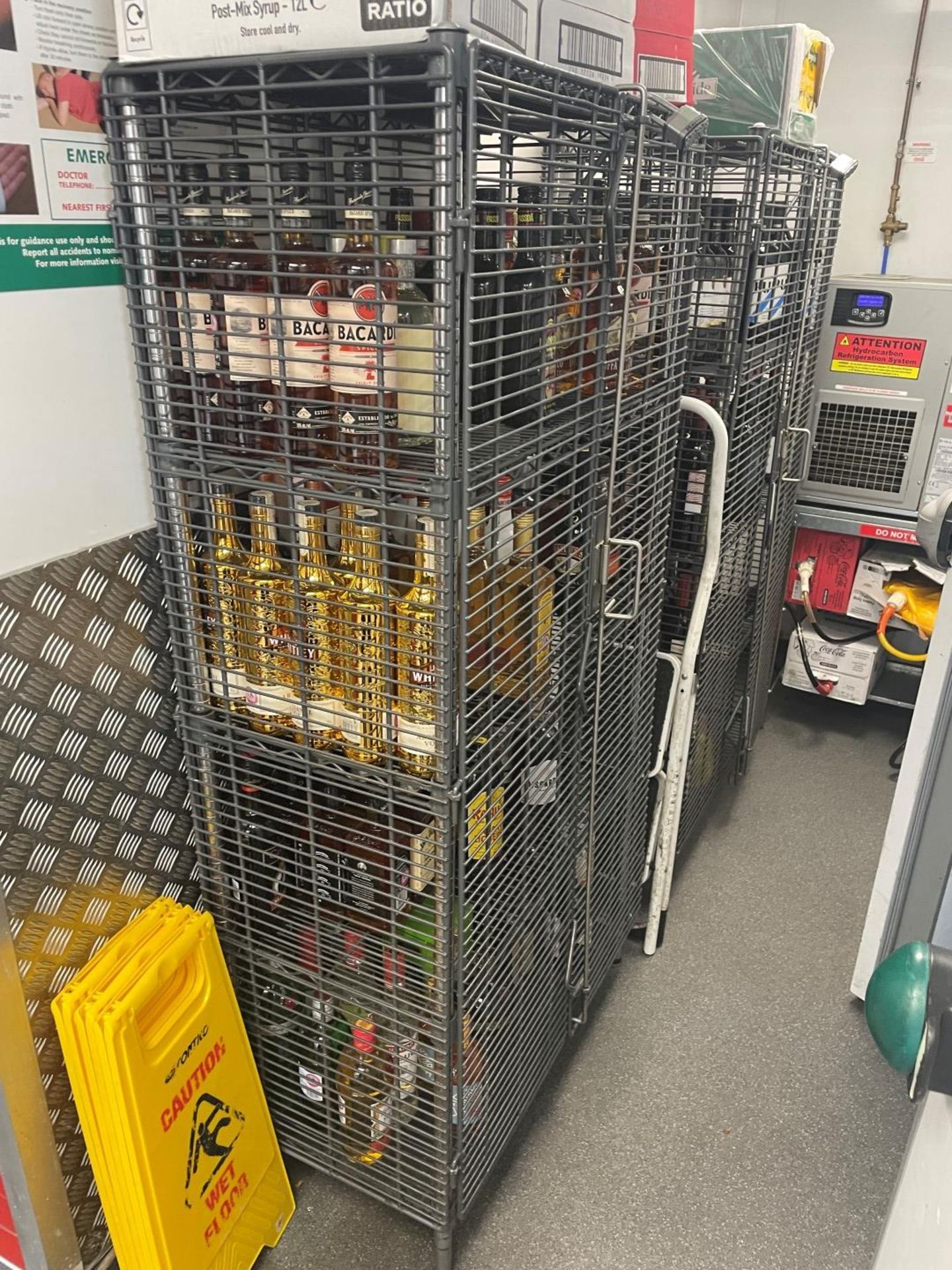 1 x Wine Bottle Security Cage - Image 2 of 2