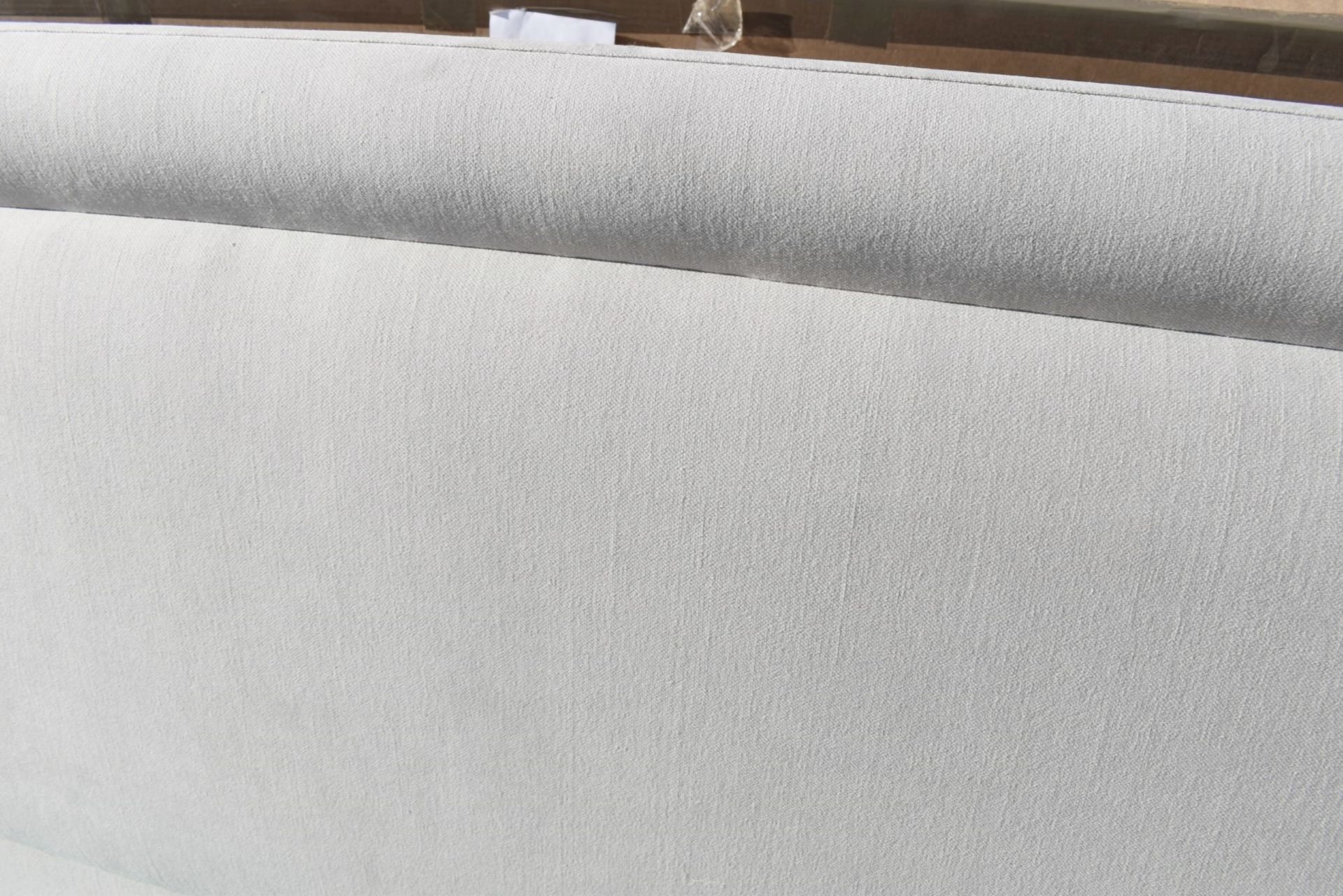1 x VISPRING 'Helios' Luxury Upholstered Superking Headboard In a Premium Neutral Toned Fabric - Image 6 of 6