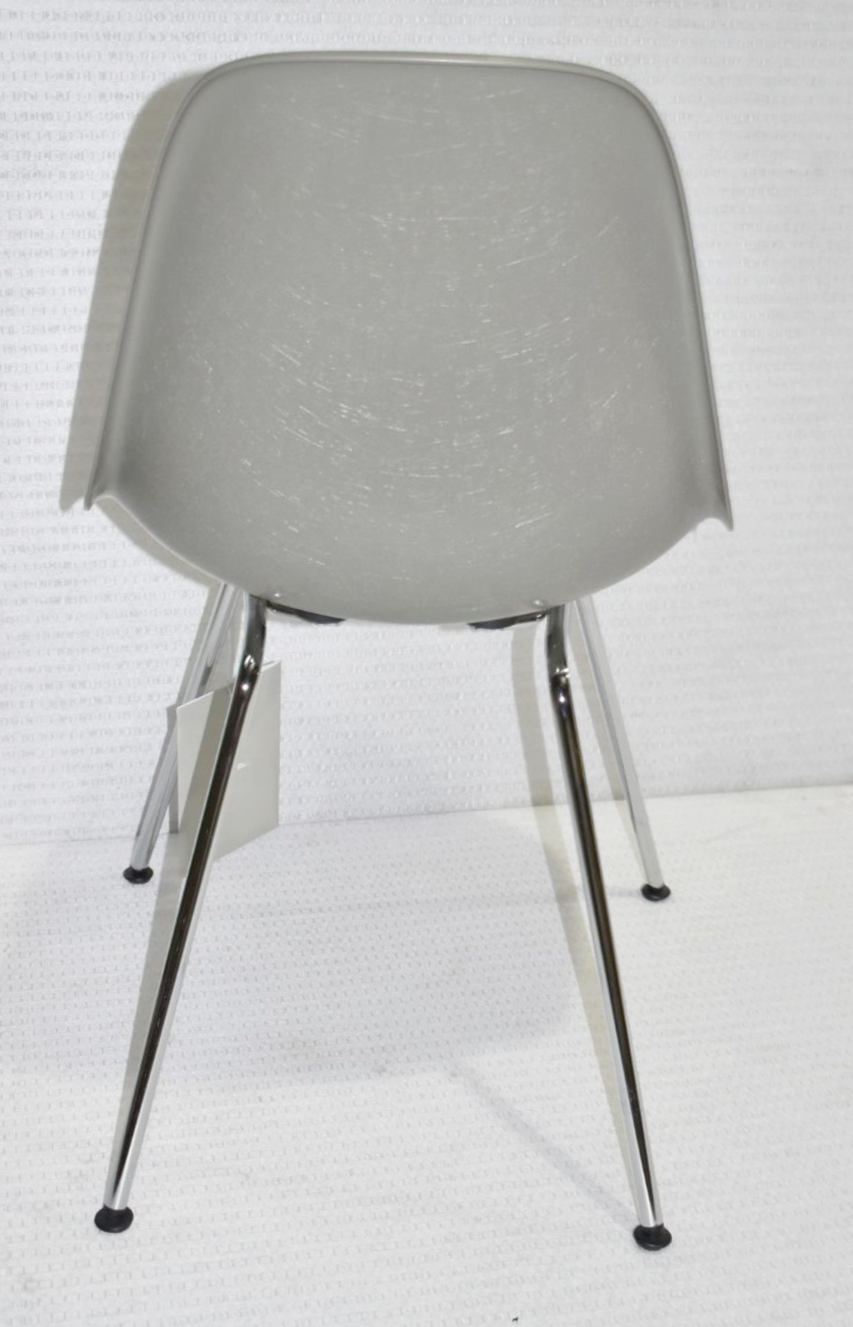1 x VITRA Eames DSX Designer Fibreglass Chair in Grey - Original RRP £615.00 - Image 2 of 13