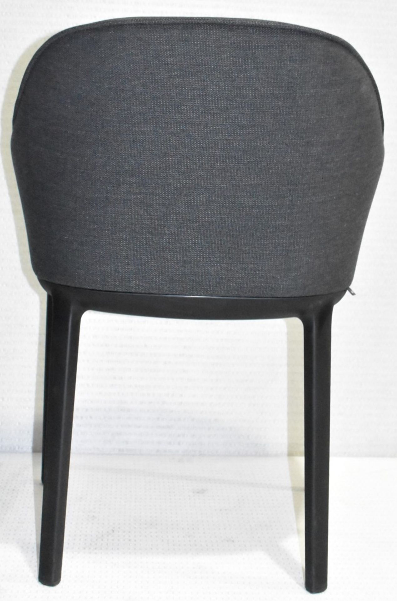 1 x VITRA 'Softshell' Fabric Upholstered Designer Plastic Armchair, in Anthracite Grey - RRP £885.00 - Image 4 of 9