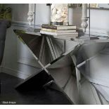 1 x EICHHOLTZ 'Metropole' Luxury Handcrafted Mirrored Console Table - Original Price £2,810