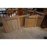 Lot (4) of wooden panels-H70x73