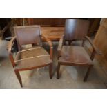 Pair of wooden chairs-