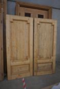 Lot (2) of pine doors-H200x85