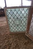 Lot (7) of windows/stained glass-H107x83
