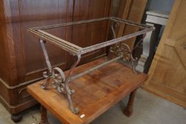 Wrought iron table-H50x100x50