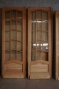 Lot (2) of pine doors-H245x80