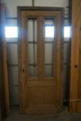 Oak door + frame-H277x94