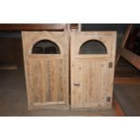 Pair of pine shutters-H130x70