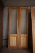 Double pine door-H275x127
