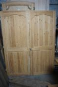Double pine door-H212x165