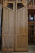 Double oak door-H340x170