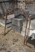 Lot (2) of wrought iron frames-H105x95