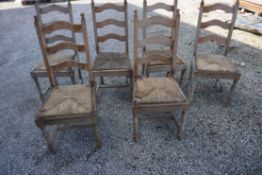 Lot (6) chairs-H108