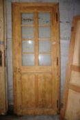 Door + oak frame-H248x104