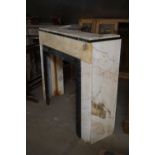 Marble fireplace-H116x130x37