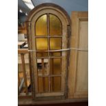 Paire of curved windows-H140x58