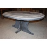 Blue stone table-H45x70x95