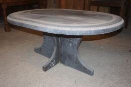 Blue stone table-H45x70x95