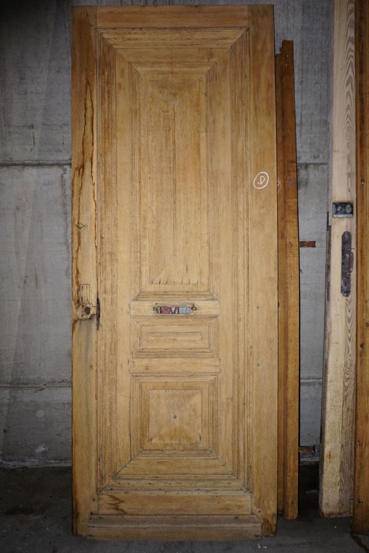 Oak front door-H243x94