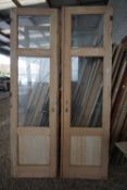Double pine door-H264x145