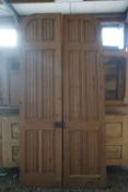 Double pine door-H250x123