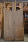 Double oak door-H340x170