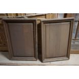 Pair of oak panels-H78x52