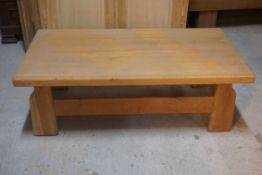 Oak coffee table-H47x130x65