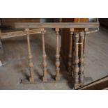 Balustrade + oak balusters-H90
