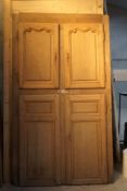 Entrance door + pine / oak frame-H243x100